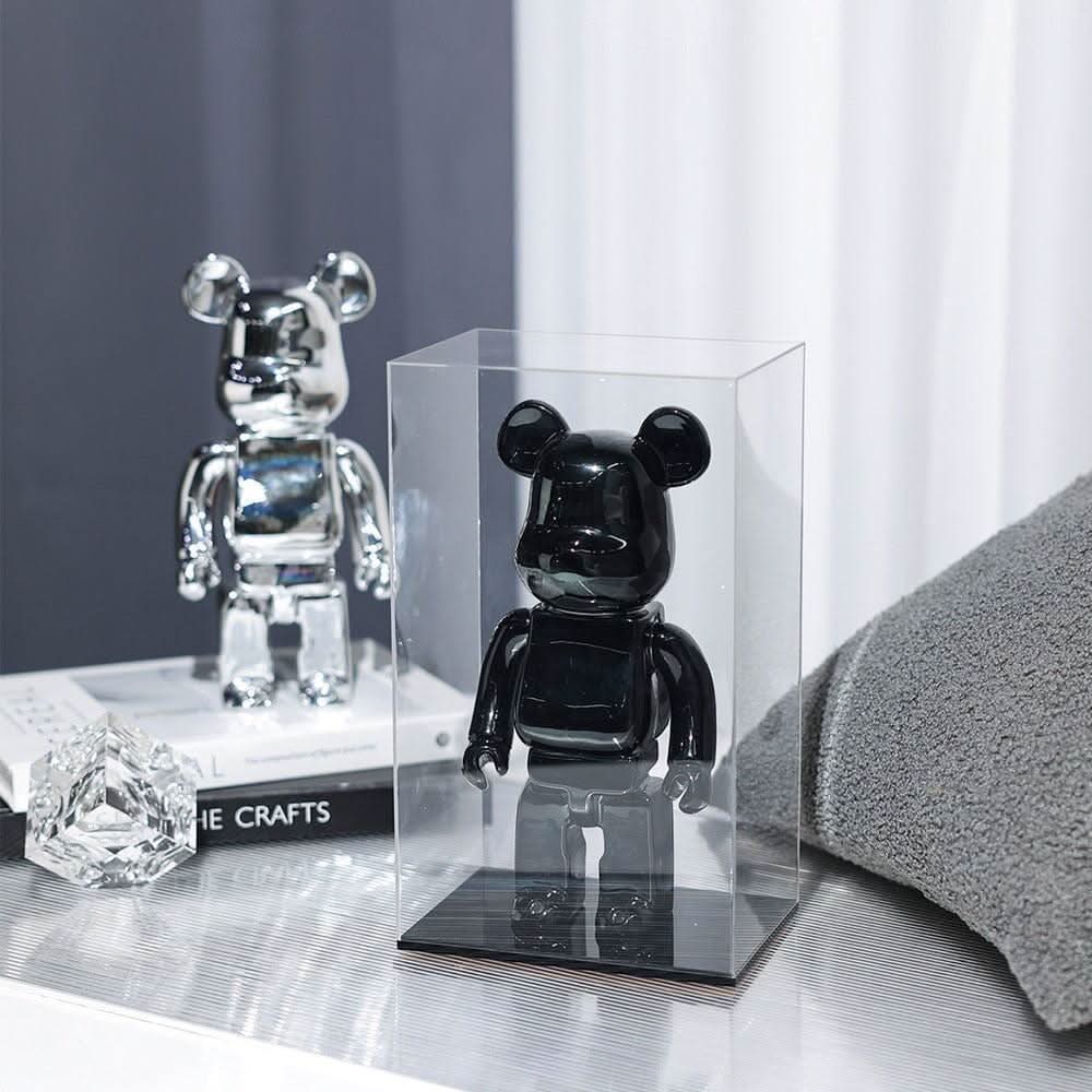 Statuette Ours | Noble Présence - Designix Statuette Argenté