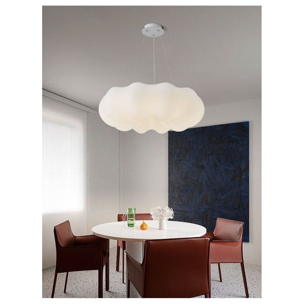 Suspension Nuage Lumière Variable | Wave - Designix Suspension luminaire 30cm | Suspendu Blanc Chaud