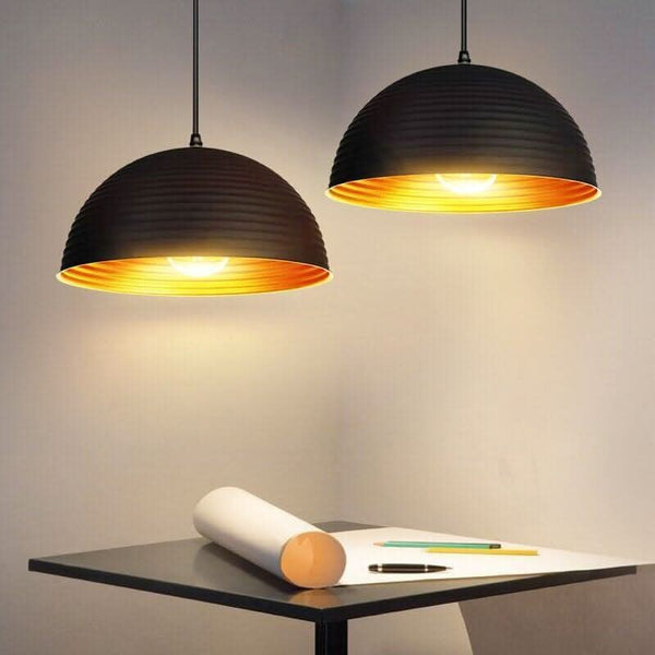 Einzigartige Retro-Hängeleuchte aus Aluminium | Edelstahl