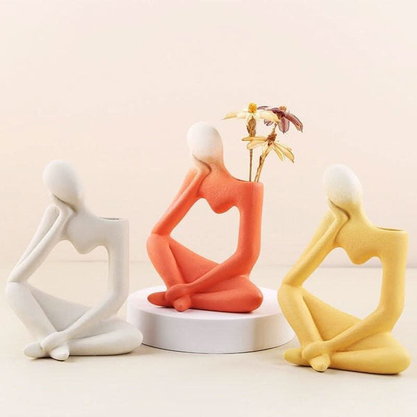 Keramikvase | Dynamische Silhouette