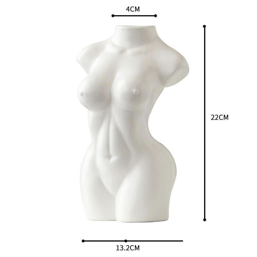 Vase Fleurs Artificielles Moderne | Yacht - Designix Vase Blanc